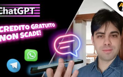 Usare ChatGPT su Whatsapp e Telegram Gratis Senza Scadenza Credito Gratuito e con Comandi Vocali