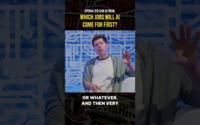 Which jobs will AI replace first? #openai #samaltman #ai