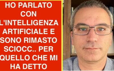 HO PARLATO CON L’INTELLIGENZA ARTIFICIALE E SONO RIMASTO SCIOCC.. PER QUELLO CHE MI HA DETTO