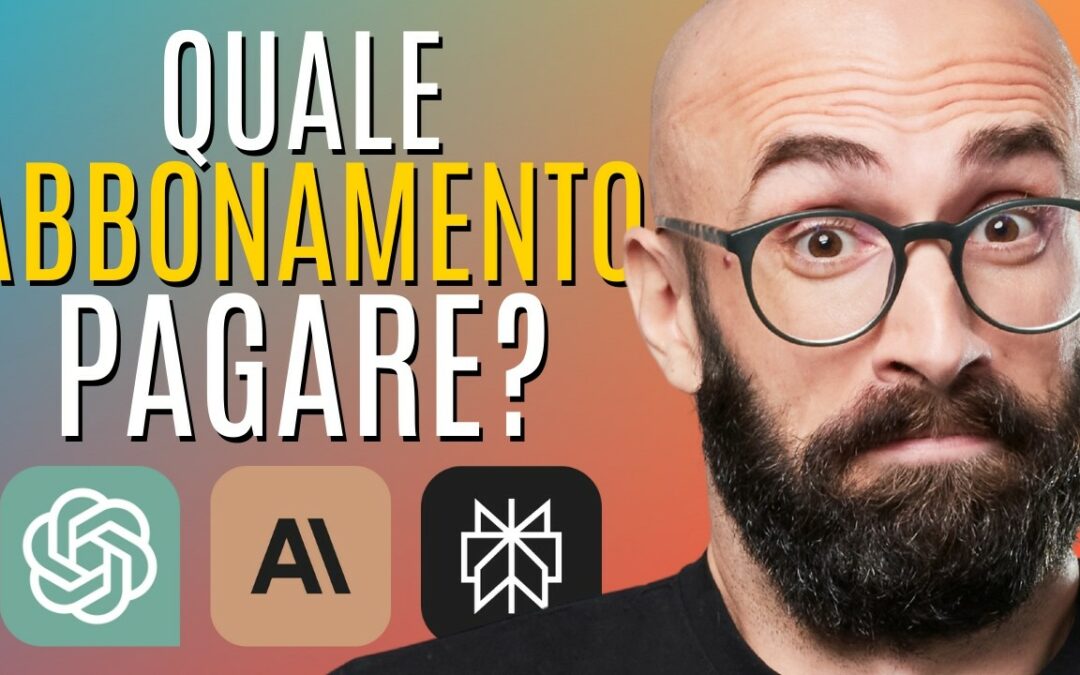 Quale AI scegliere di pagare tra ChatGPT, Claude e Perplexity?