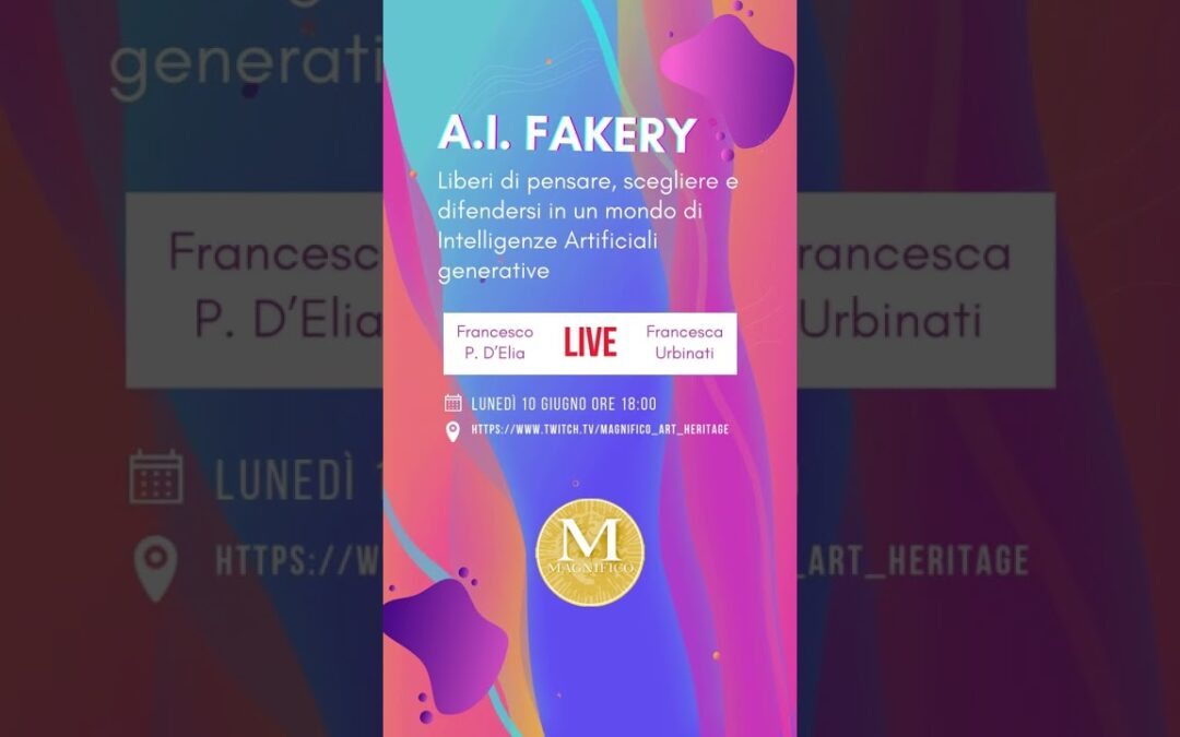 LIVE Talk AI FAKERY: Conoscere e difendersi dall’intelligenza artificiale generativa #shorts