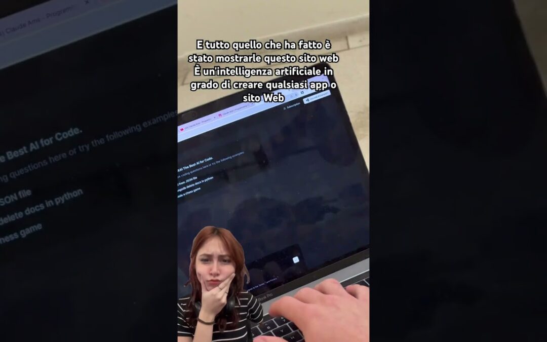 L’IA che può creare APP da ZERO – Spiegato in 3 minuti #ai #app #shorts #informatica