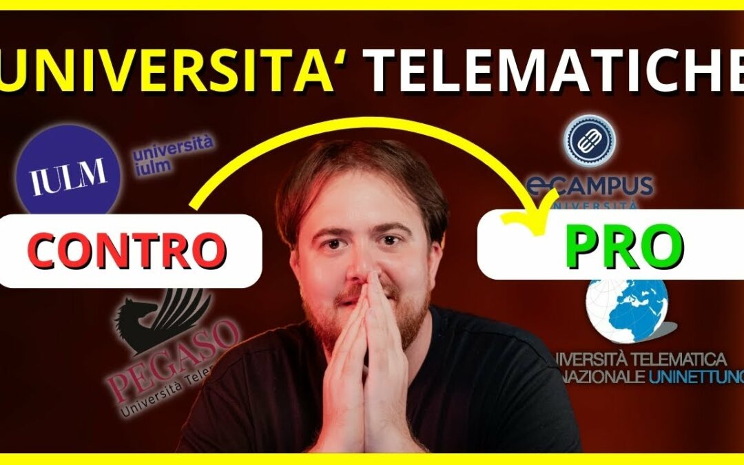 Università ONLINE : Pro e Contro – LA VERITA’ sulle Università Telematiche