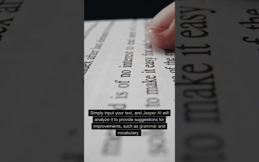 Transform Your Writing Process with Jasper AI #shorts