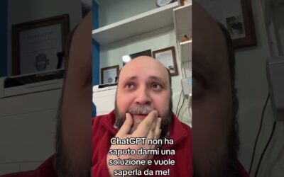 ChatGPT non ha saputo darmi una soluzione e vuole saperla da me! #otticatelescopio #otslab