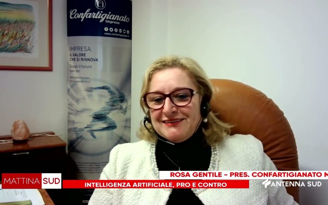 INTELLIGENZA ARTIFICIALE, PRO E CONTRO  MATTINA SUD DEL 24 GENNAIO 2024