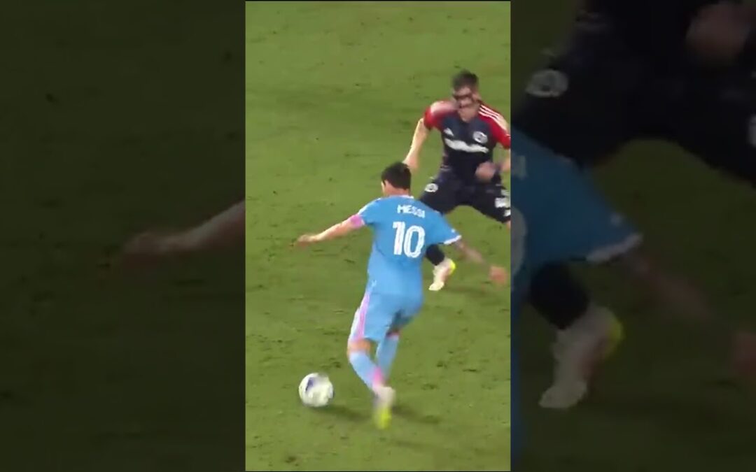 Messi vs New England #mls #messi