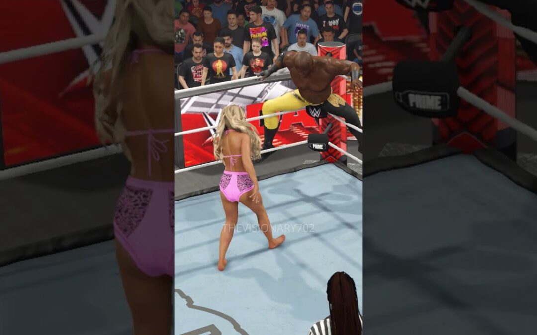 Bobby Lashley vs Trish Stratus Part 8 #shorts #wwe #TheVisionary #wwe2k25 #ps5