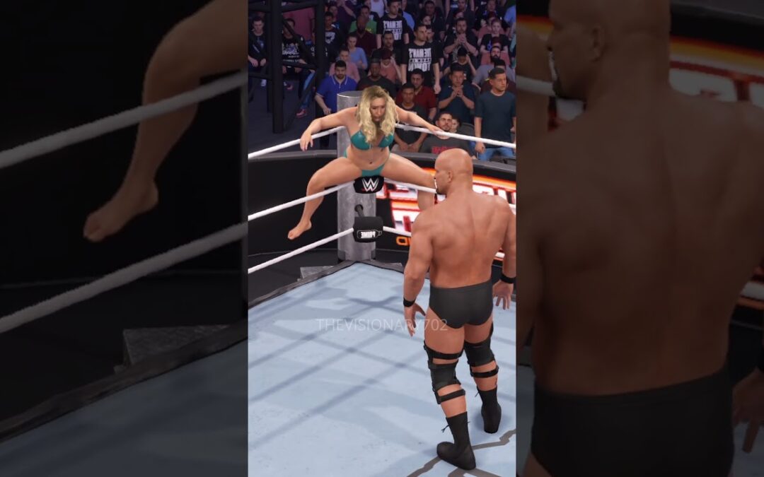 Stone Cold vs Nikkita Lyons Part 35 #shorts #wwe #TheVisionary #wwe2k25 #ps5