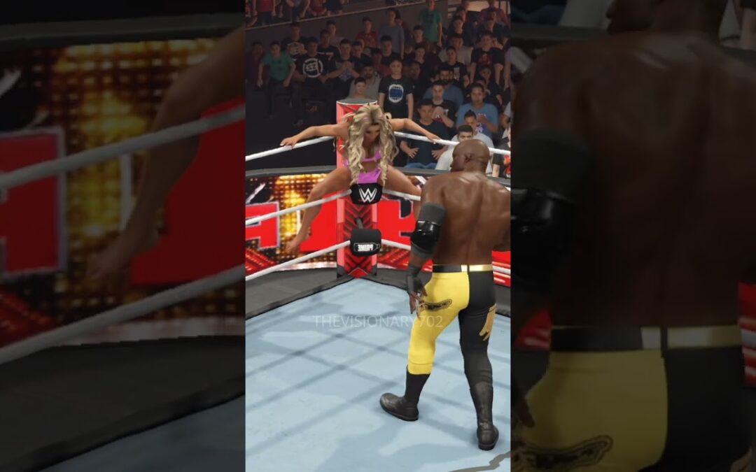 Bobby Lashley vs Trish Stratus Part 2 #shorts #wwe #TheVisionary #wwe2k25 #ps5