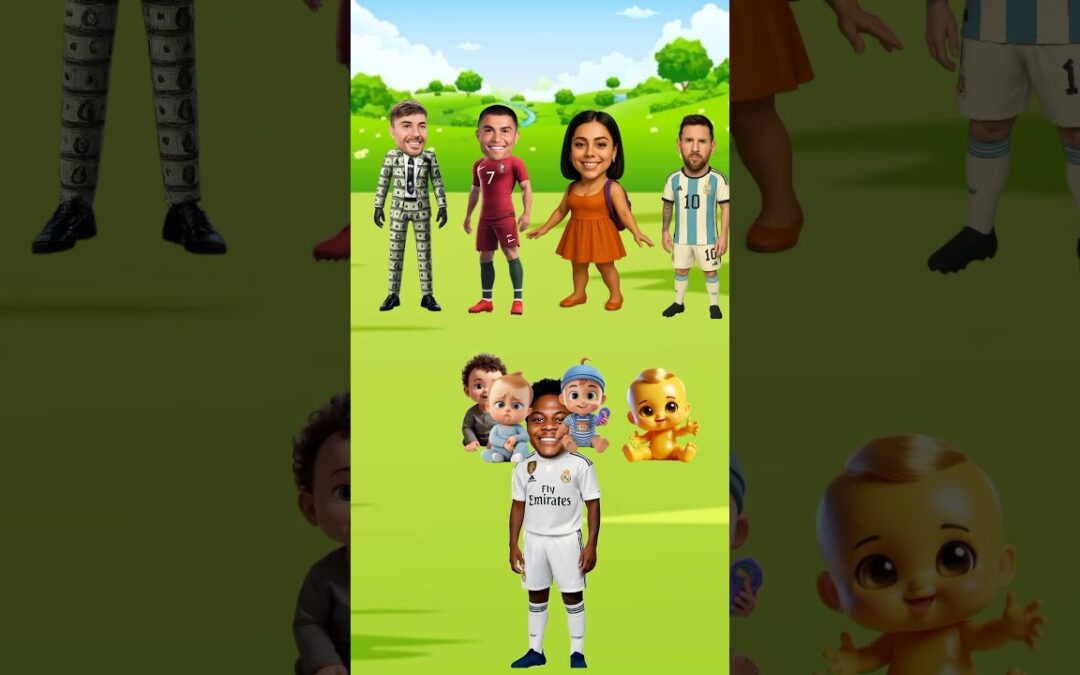 Who will have the ugly baby?  Messi vs Ronaldo #shortsviral #messivsronaldo #football