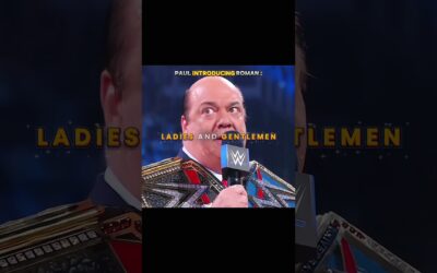 Paul Heyman With Brock Lesnar vs Roman Reigns | WCW Legacy | #wcwlegacy #shorts