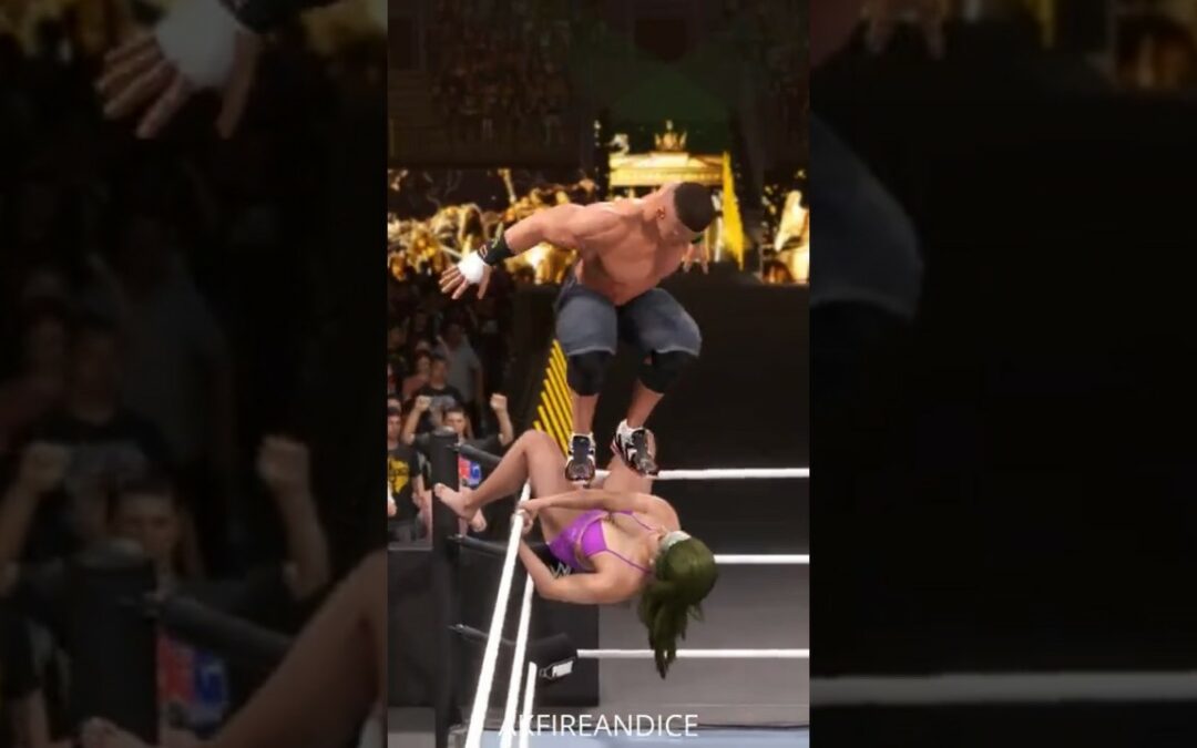 John Cena vs Abella Danger   Part 5 #wwe2k25 #shorts #AKFireAndIce #wwe #shortfeed #viralshorts