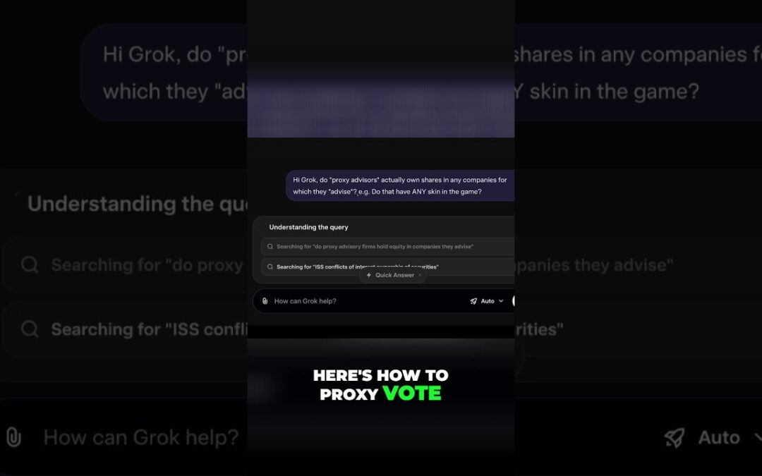 Proxy Advisors Are A SCAM: Why You MUST Know This!