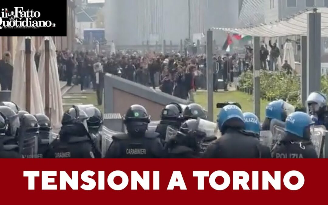 Pro Pal tentando di entrare all’Italian Tech Week contro Bezos e Von der Leyen. Tensione a Torino