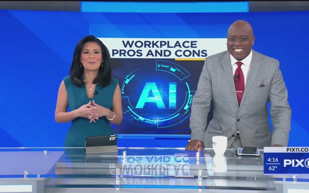 The pros and cons of AI in the workplace.