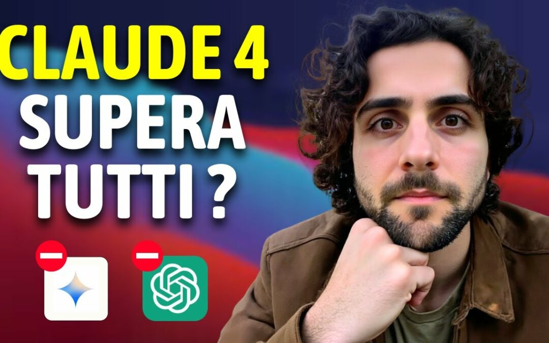 Claude 4 distrugge ChatGPT e batte Gemini Pro (coding stress test)