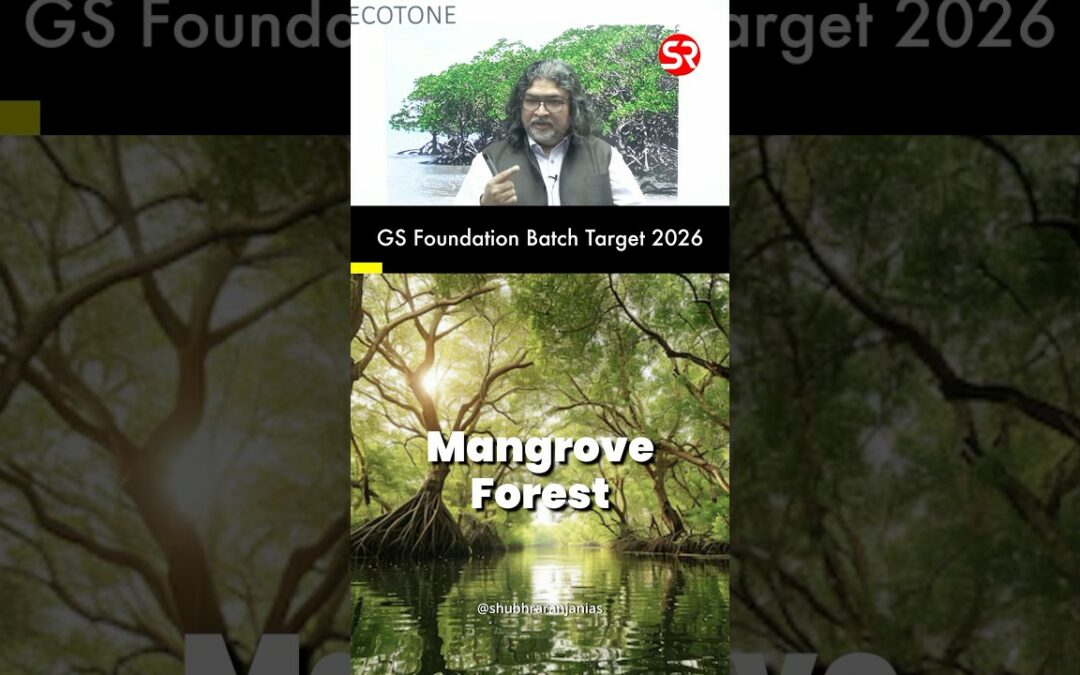 Mangrove Forest | Environment & Ecology #MangroveForests #Ecotone #upsc
