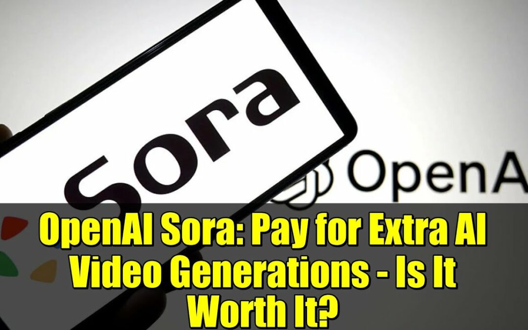 OpenAI Sora: Pay for Extra AI Video Generations – Is It Worth It?