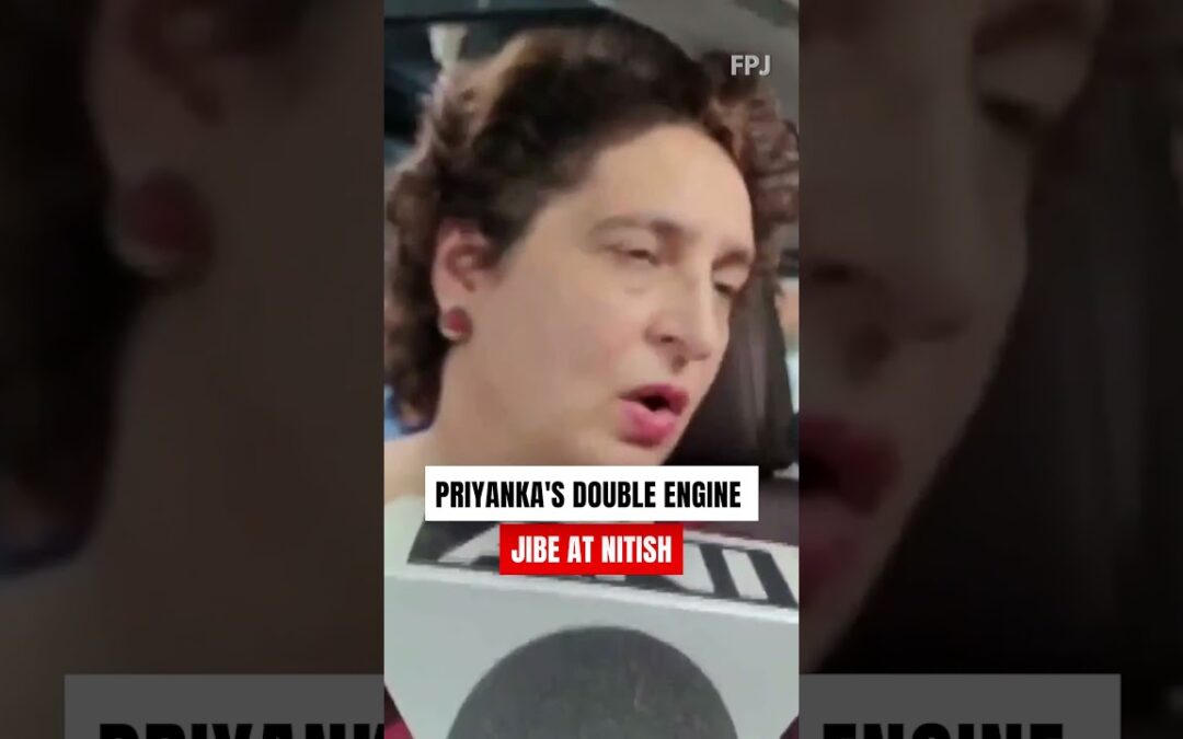 Priyanka Gandhi takes Double Engine jibe at Nitish Kumar