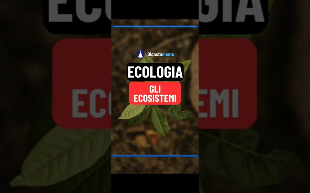 Biologia – Gli ecosistemi
