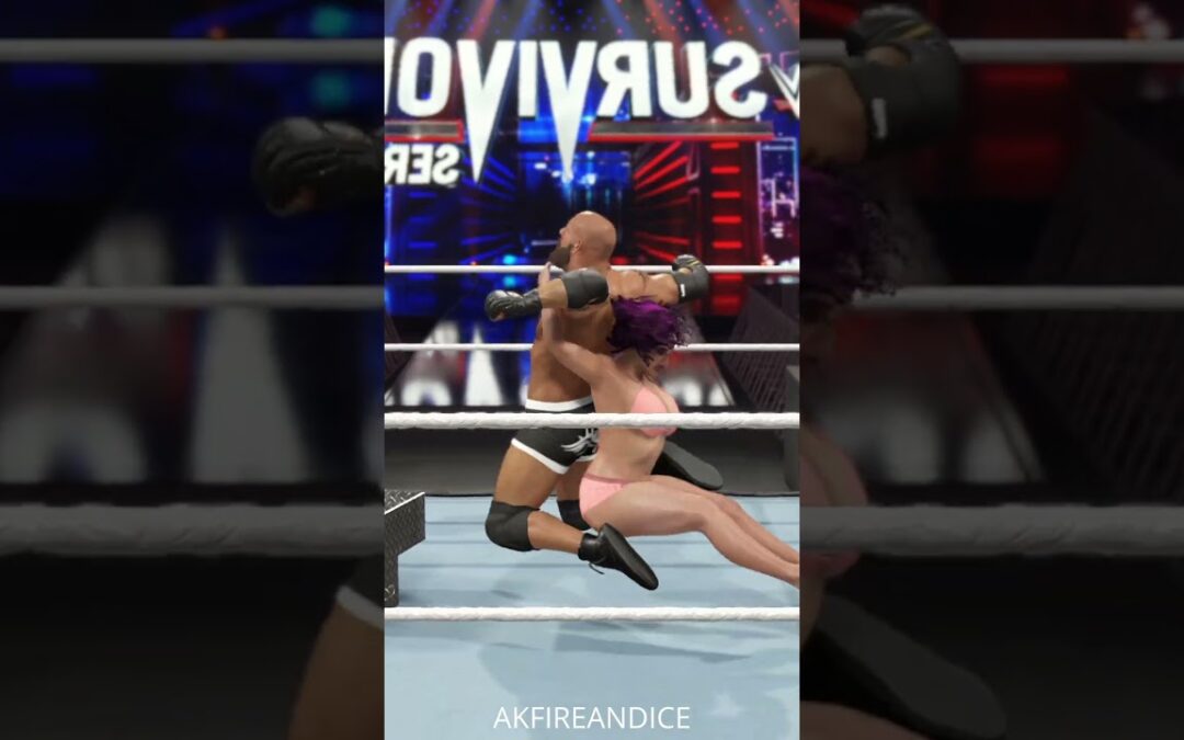 #Goldberg vs #Becky  Part 9 #wwe2k25 #shorts #AKFireAndIce #wwe #shortfeed #viralshorts